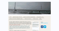 Desktop Screenshot of marieberchoud.com